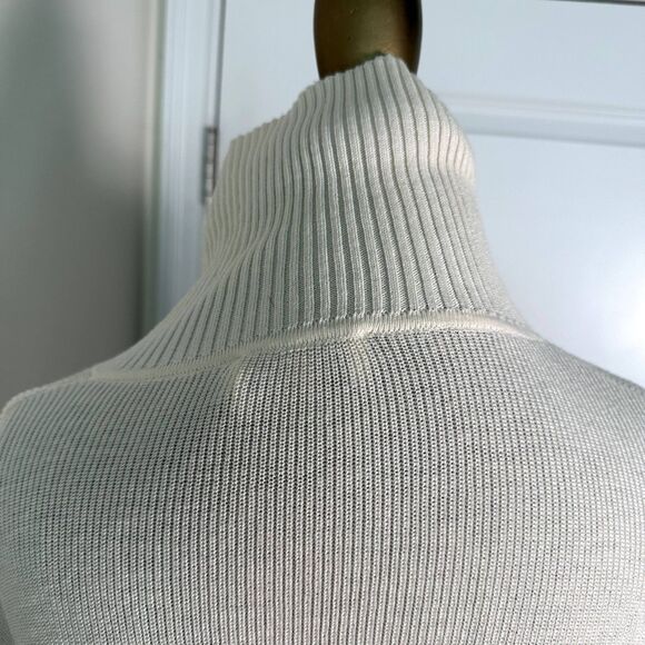 Vineyard Vines XL White Collared Sweater – Long Sleeve Knit Preppy Pullover - Picture 7 of 9